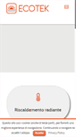 Mobile Screenshot of eco-tek.it