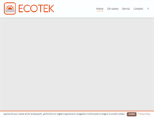 Tablet Screenshot of eco-tek.it